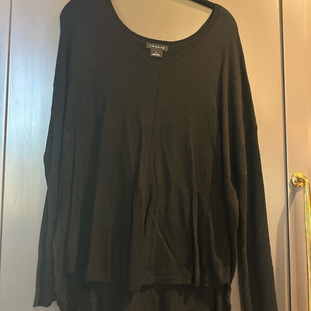 Trouve Black Sweater